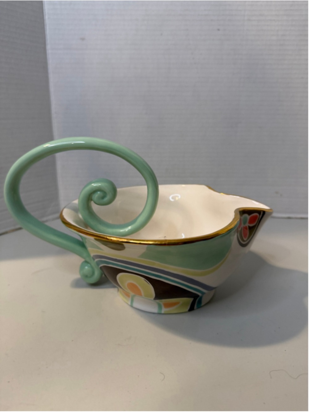Jill Rosenwald Serveware Bowl One Size White Green